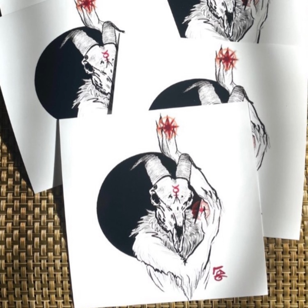 “The Mage” Mini Print | Original Wall Art Print Home Decor